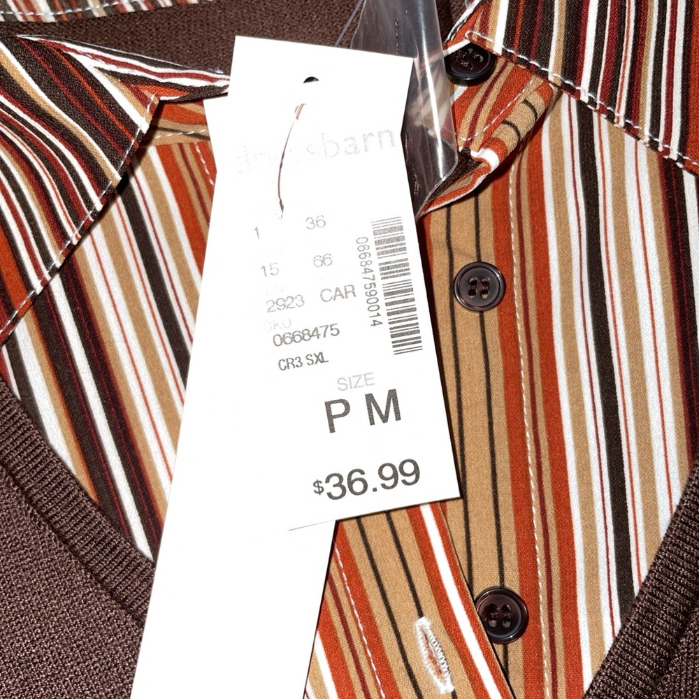 NWT chocolate brown knit sweater - Picture 2 of 9
